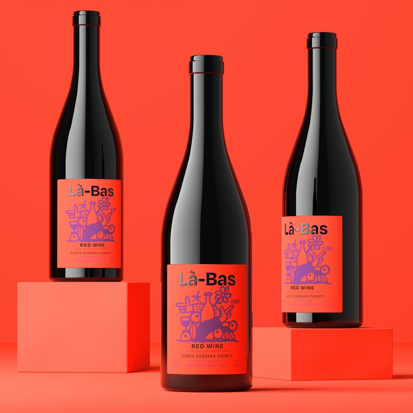 Sea Creatures Wine - Là Bas 2023 GSP - Grenache + Syrah Blend