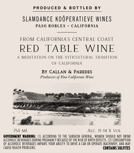 41-2 Slamdance Koöperatieve - Native Wine of California - Valdiguié Blend