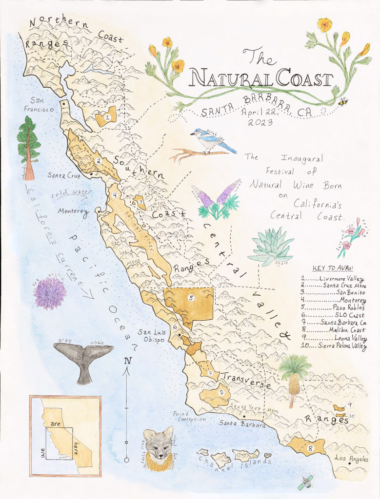 Natural Coast 2023 - Festival Poster!